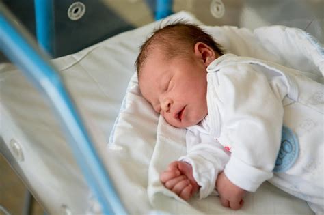 dojenček v posteljici