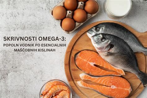 Infografika, ki prikazuje glavne vire omega-3 in omega-6 maščobnih kislin v prehrani