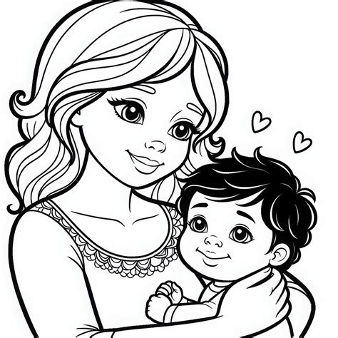 Mama in otrok bereta pravljico