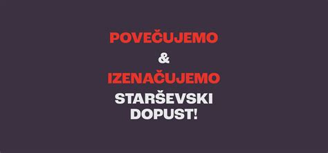 starševski dopust
