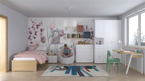 Štorklja kot dekoracija v otroški sobi