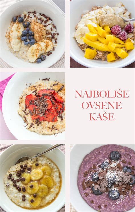 pripravljena ovsena kaša z jagodami in banano