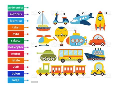 Različna prevozna sredstva