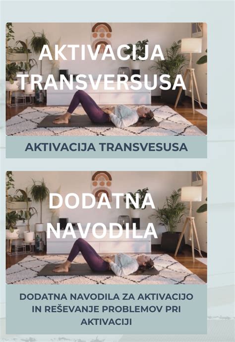 Ilustracija samopreverjanja diastaze rektusov