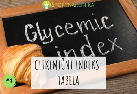 Grafikon primerjave glikemičnega indeksa različnih živil