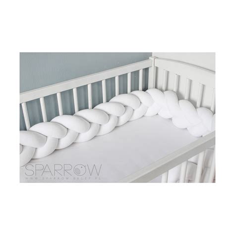 Ročno izdelana pletena obroba za otroško posteljico