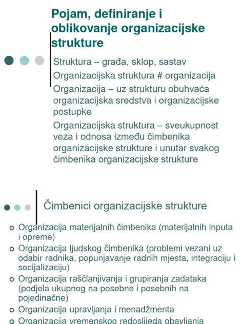 Diagram organizacijske strukture EBCOG