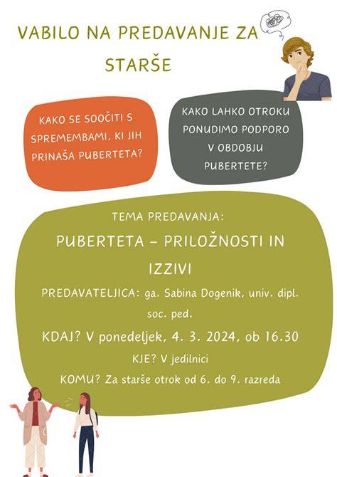 Nosečnica in partner poslušata predavanje v šoli za starše