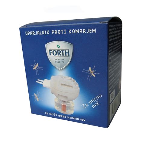 Embalaža pršila proti komarjem za dojenčke