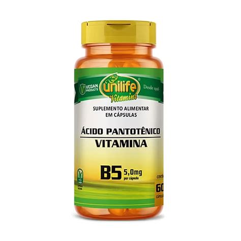 Slika pantenola ali vitamina B5.