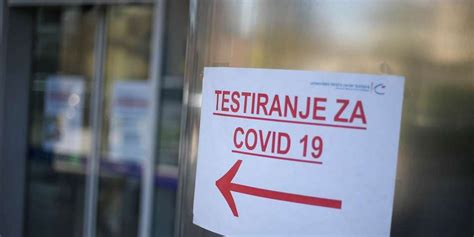 Ilustracija hitrega testa za COVID-19