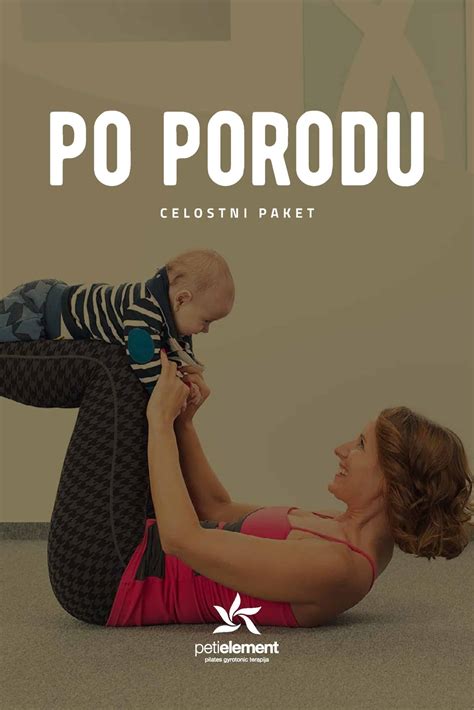 Grafikon, ki prikazuje postopno povečevanje intenzivnosti vadbe po porodu.