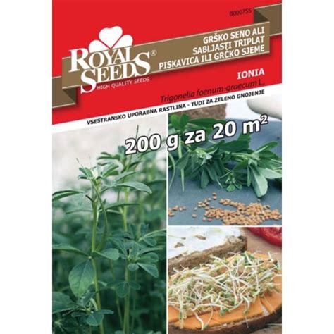 Prikaz rastline grško seno