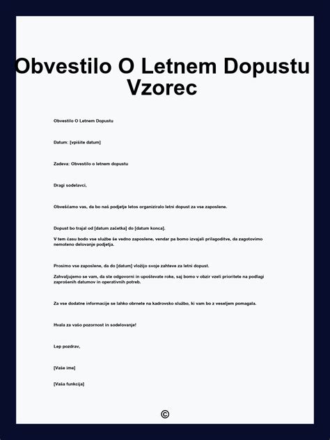 Diagram z zakonskimi določbami o minimalnem letnem dopustu