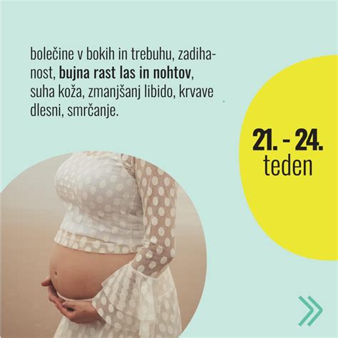 Povečan trebuh nosečnice v drugem trimesečju