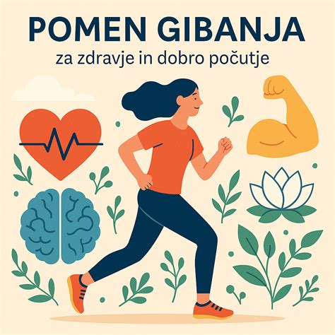 Infografika o pomenu gibanja za zdravje sklepov