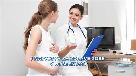 Infografika: 5 ključnih nasvetov za zdrave zobe v nosečnosti