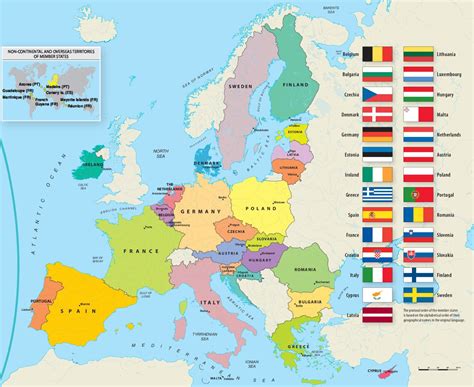 Evropska unija zemljevid