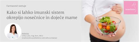 Ilustracija zdrave prehrane nosečnice in doječe matere