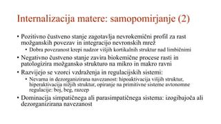 Ilustracija možganskih poti za senzorično integracijo