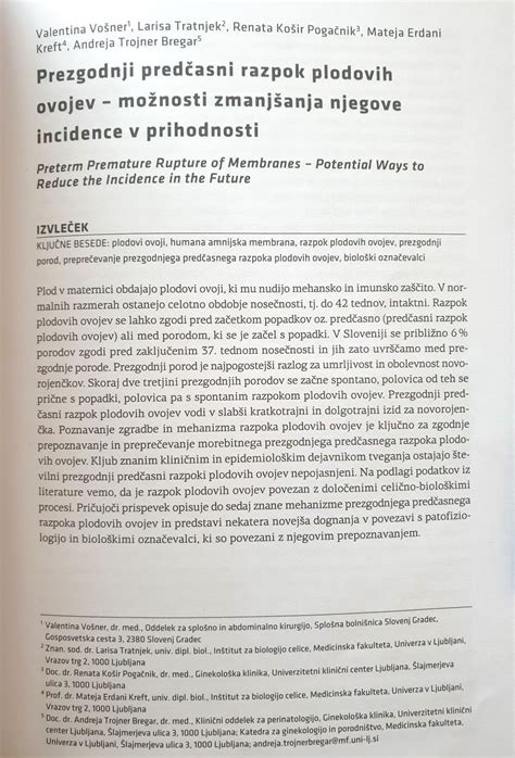 Medicinska priprava za predrtje plodovih ovojev