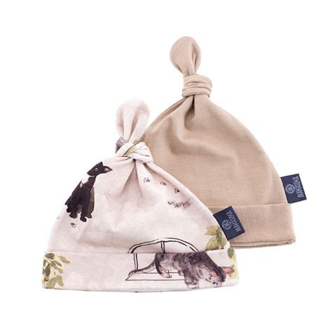 Pletena kapica z ušesi za dojenčka