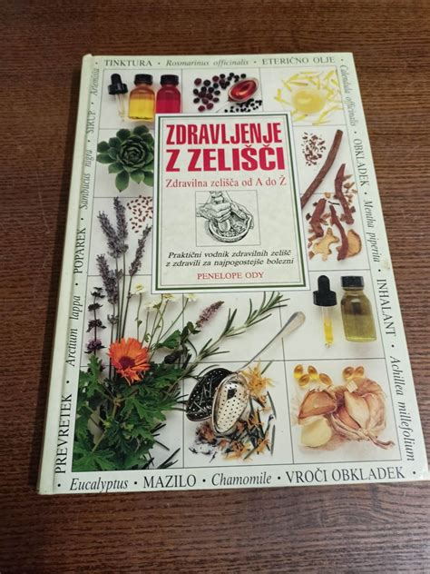 Ilustracija stare knjige z zelišči