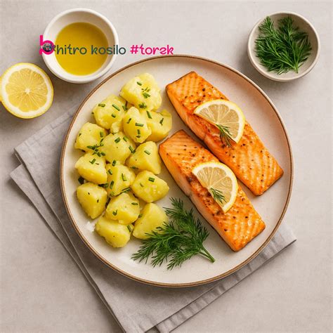 Fotografija svežega fileja lososa