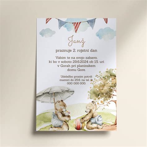 Primer SMS vabila za otroški rojstni dan