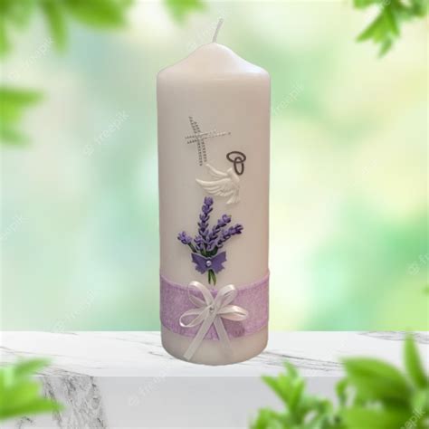 Simbolična sveča ob spominu na dojenčka