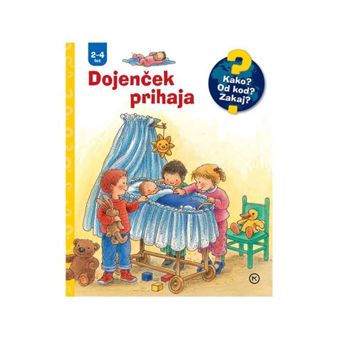 Dojenček posluša pravljico.