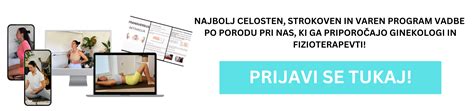 Diagram prikazuje diastazo rektusov (razmik trebušnih mišic)