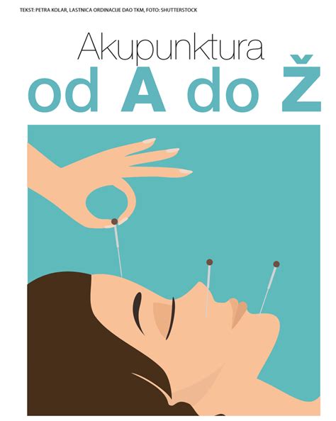 Ilustracija akupunkturnih točk na telesu