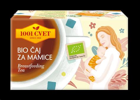 Ilustracija mamice, ki pije čaj