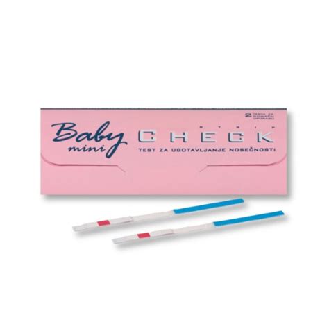 Ženska gleda nosečniški test