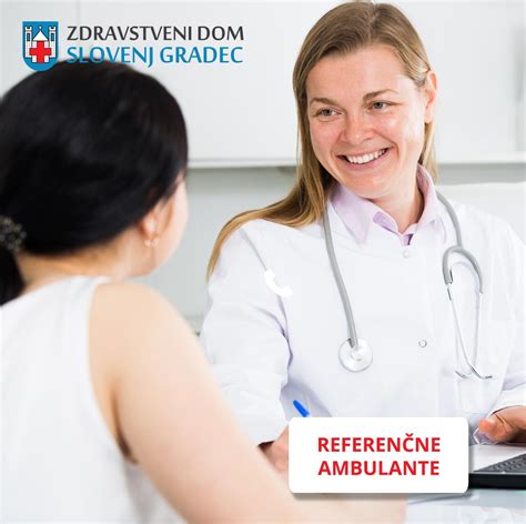 Simbolična ilustracija medicinske ambulante z zdravnikom in pacientko