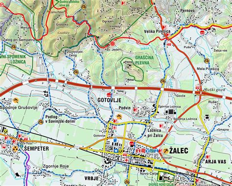 Zemljevid Občine Žalec