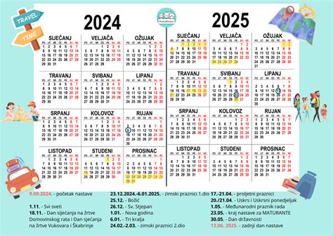ilustracija koledarja z označenimi datumi