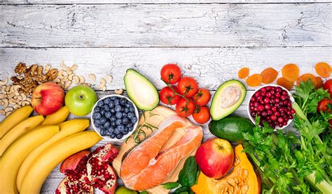 Prikaz različnih zdravih živil