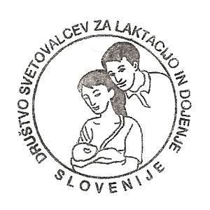 Logotip Društva svetovalcev za laktacijo in dojenje Slovenije