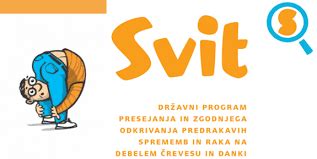 Diagram, ki prikazuje, kako deluje presejalni program SVIT