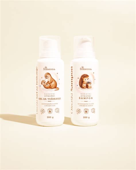 različni naravni otroški šamponi