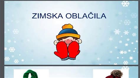 različni materiali za zimska oblačila