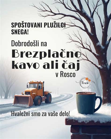 Ilustracija ženske, ki pije čaj v udobnem okolju, medtem ko zunaj pada sneg.