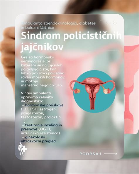 Ultrazvočni posnetek policističnih jajčnikov