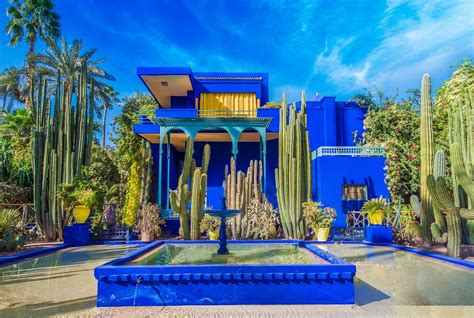 Vrt Jardin Majorelle v Marakešu