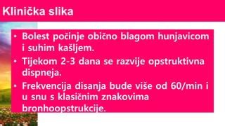 Ilustracija otroka s suhim kašljem