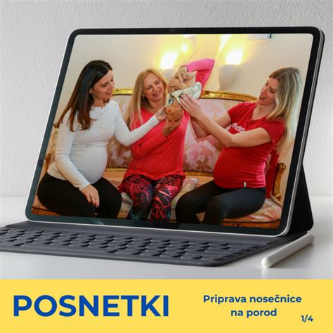 Nosečnica na tečaju za starše