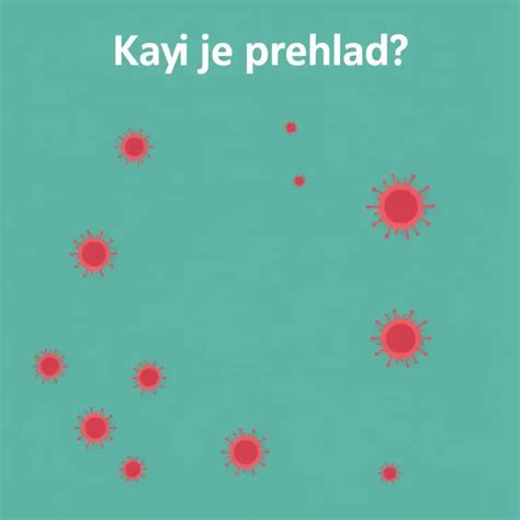 Ilustracija virusov, ki povzročajo prehlad