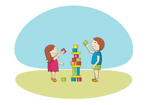 Otrok v nogavičkah, ki se igra